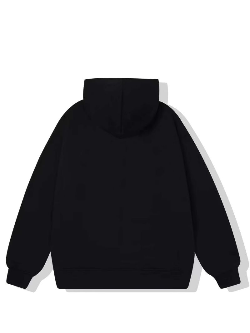 Anime Dívky Potisk Mikina Fleece Pulovr S Kapucí Stahovací Šňůrka Klokaní Kapsa Aktivní S Unisex