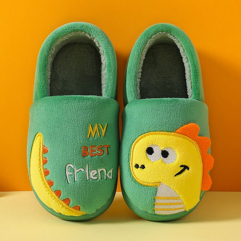 Děti Chlapci&dívky Fabric Cute Cartoon Dinosaur Home Short Bota Bootie