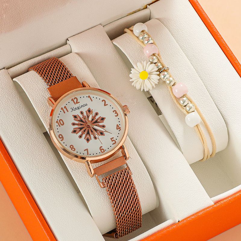 Dětské Hodinky Quartz Simple Móda & Náramek Daisy Přívěsek