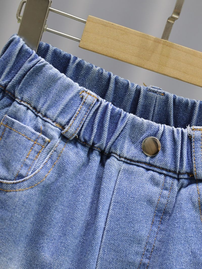 Dívčí Roztrhané Džínové Kalhoty Jean Distressed