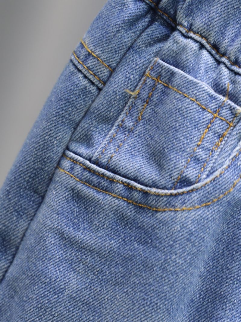 Dívčí Roztrhané Džínové Kalhoty Jean Distressed