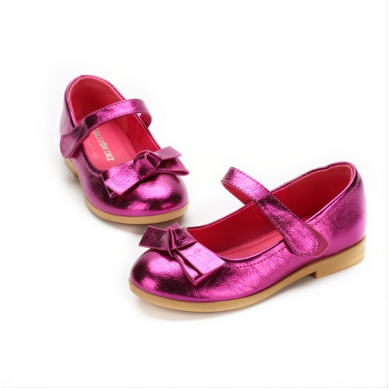 Batole Dětské Bowknot Design Dívčí Boty Pro Princezny Mary Jane Flats