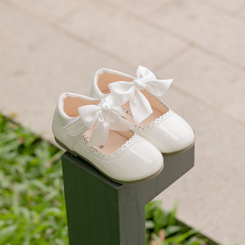 Dívčí Plenky Mary Jane Boty S Měkkou Podrážkou Protiskluzové Ballet Flats Bow Princess