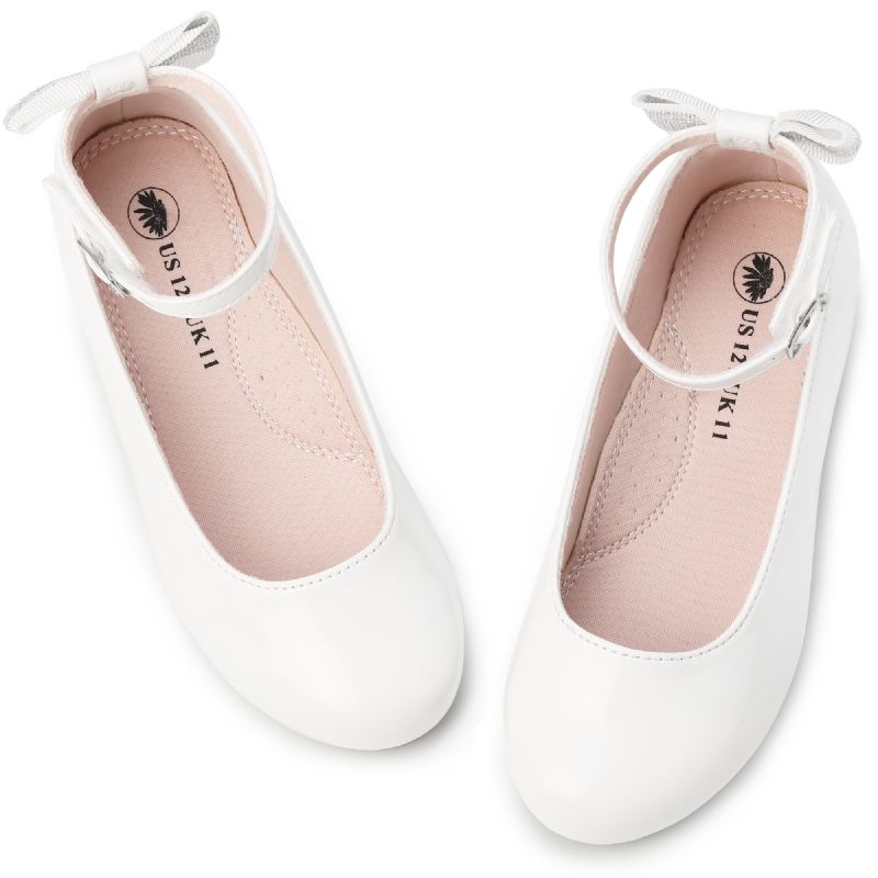 Dívčí Společenské Boty Mary Jane Dívky Ballet Flats Princezna Svatební