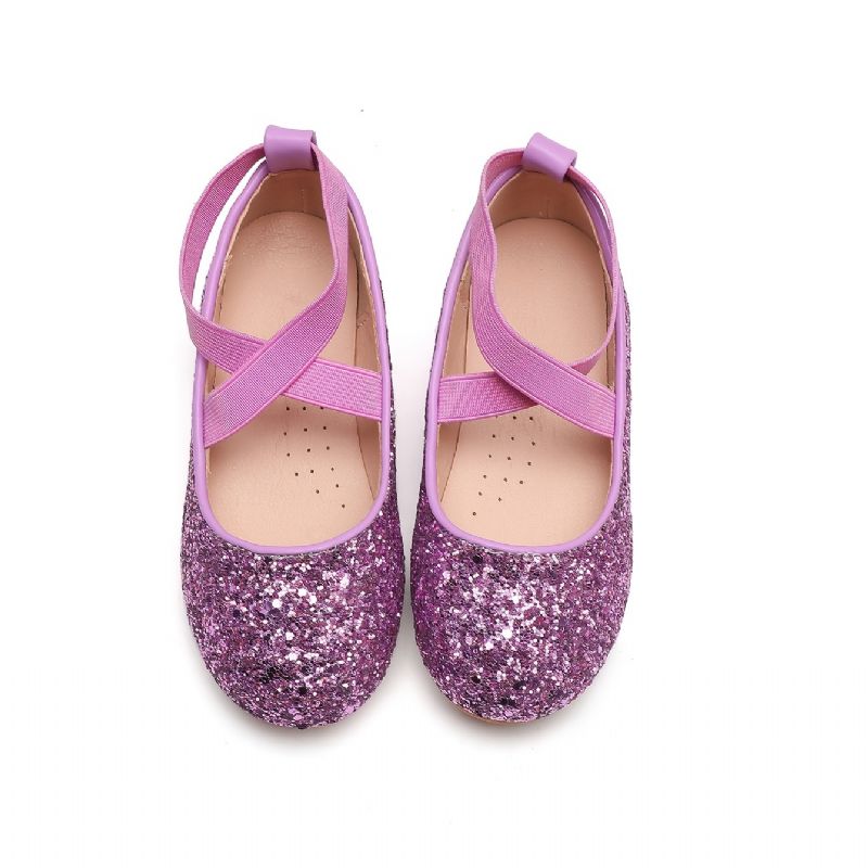 Dětské Dívčí Boty Mary Jane Flats Protiskluzové Flitry Pro Princezny Baletní