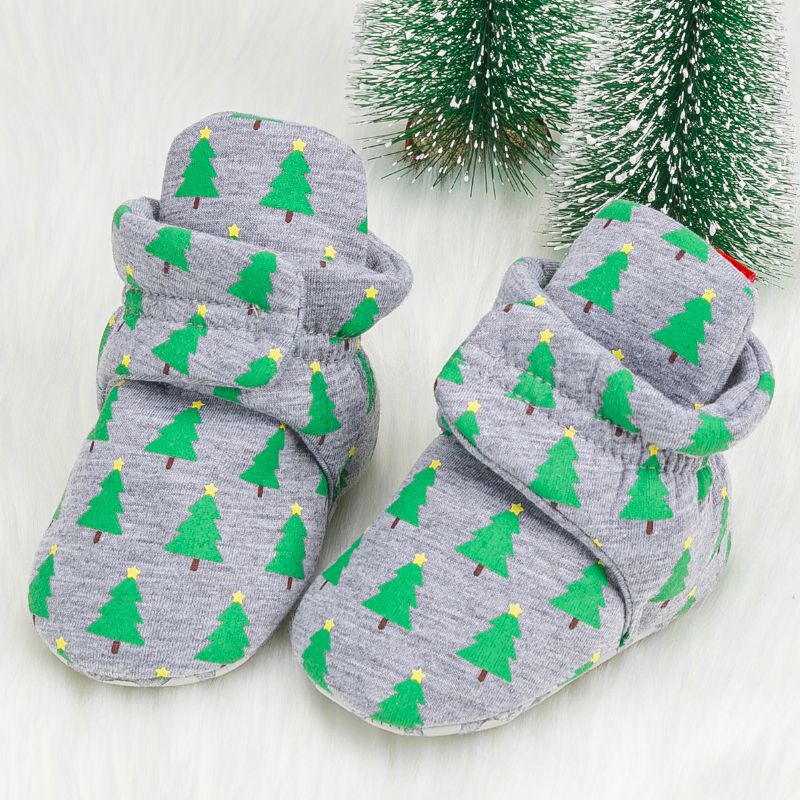 Unisex Kojenecké Botičky Zateplené Pantofle Boty Do Postýlky První Vycházkové Pro Novorozence Batolata Chlapci Dívky Vánoční Slevy