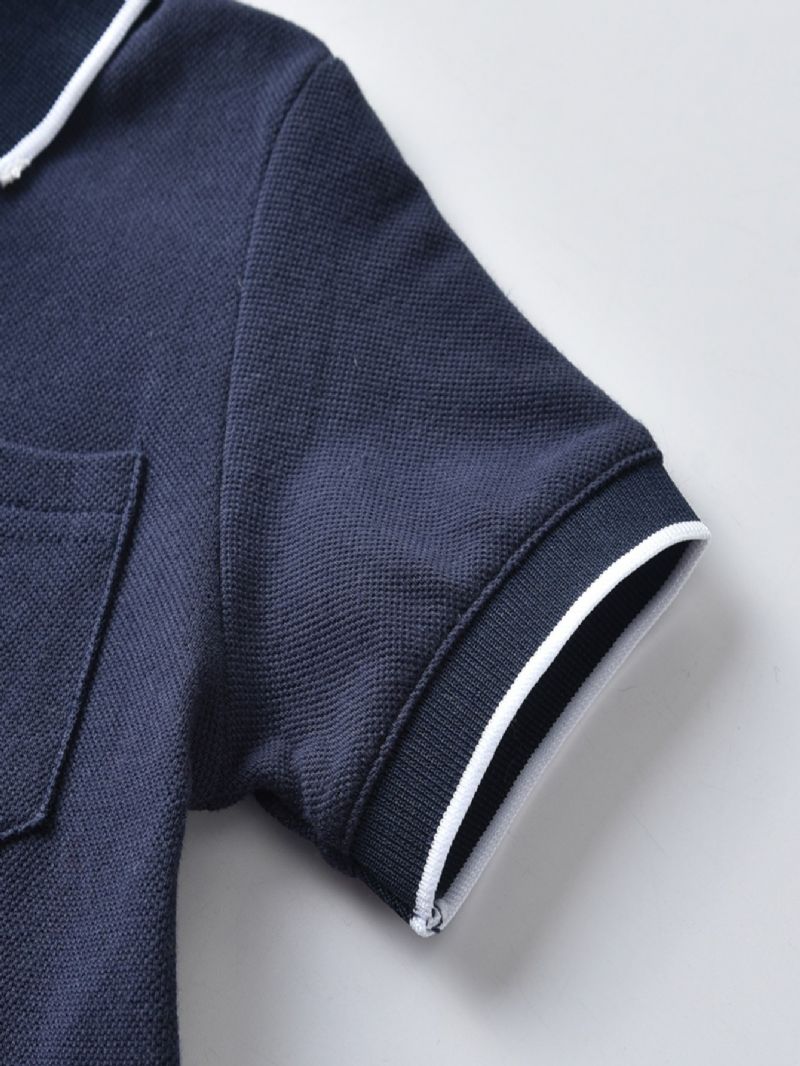 2ks Chlapci Short Sleeve Polo Shirt Casual Kalts Set
