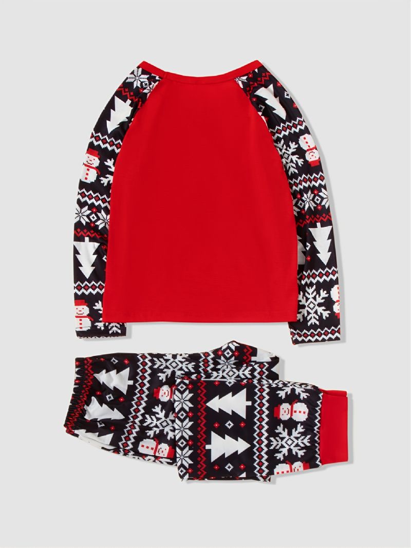 Chlapecký Vánoční Večírek Crew Neck Loungewear Set