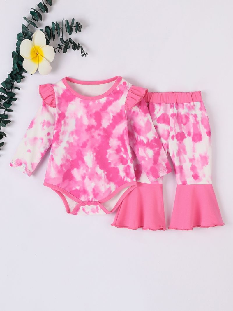 Kojenec Batole Děťátko Dívky Body Onesie & Pants Set