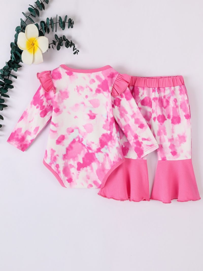 Kojenec Batole Děťátko Dívky Body Onesie & Pants Set