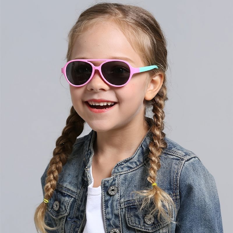 Chlapecké Dívčí Sluneční Brýle Uv Ochrana S Malým Rámečkem Pro Venkuové Turistiky Na Cestách