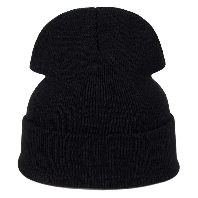 Černá Roztomilá Kočičí Čepice Pletené Zimní Pro Ženy Dívky Dospívající Slouchy Skull Caps