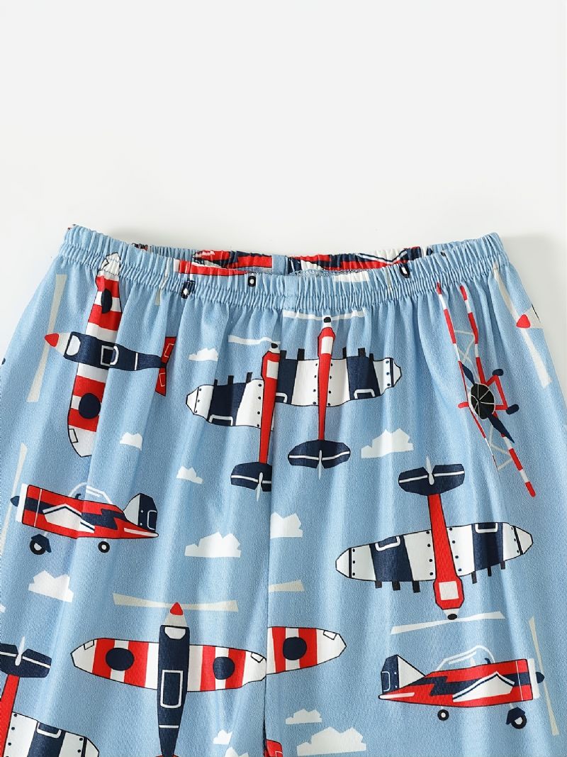 Batole Chlapci Letadlo Tisk Design Oblečení Kalhoty
