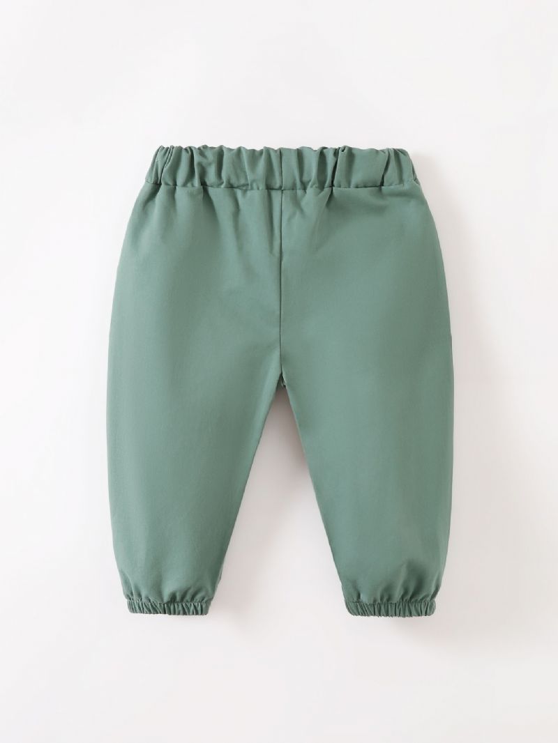 Chlapecké Pevné Kalhoty Z Tkané Látky Podzimní A Zimní Novinka