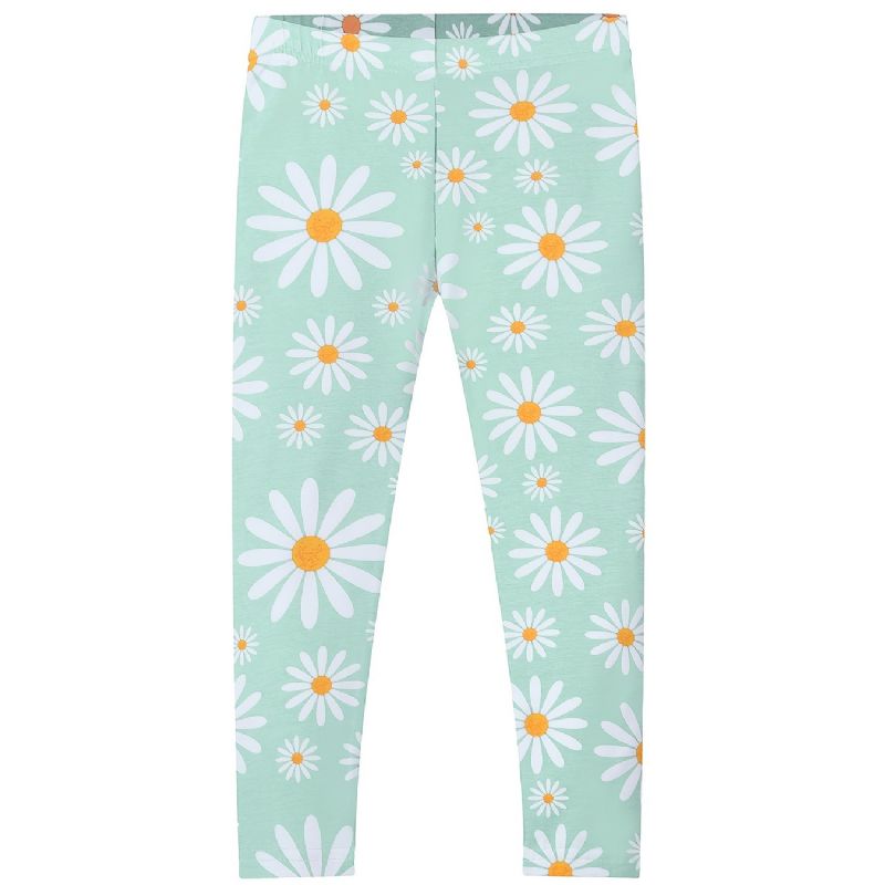 Dívčí Strečové Legíny S Daisy Print