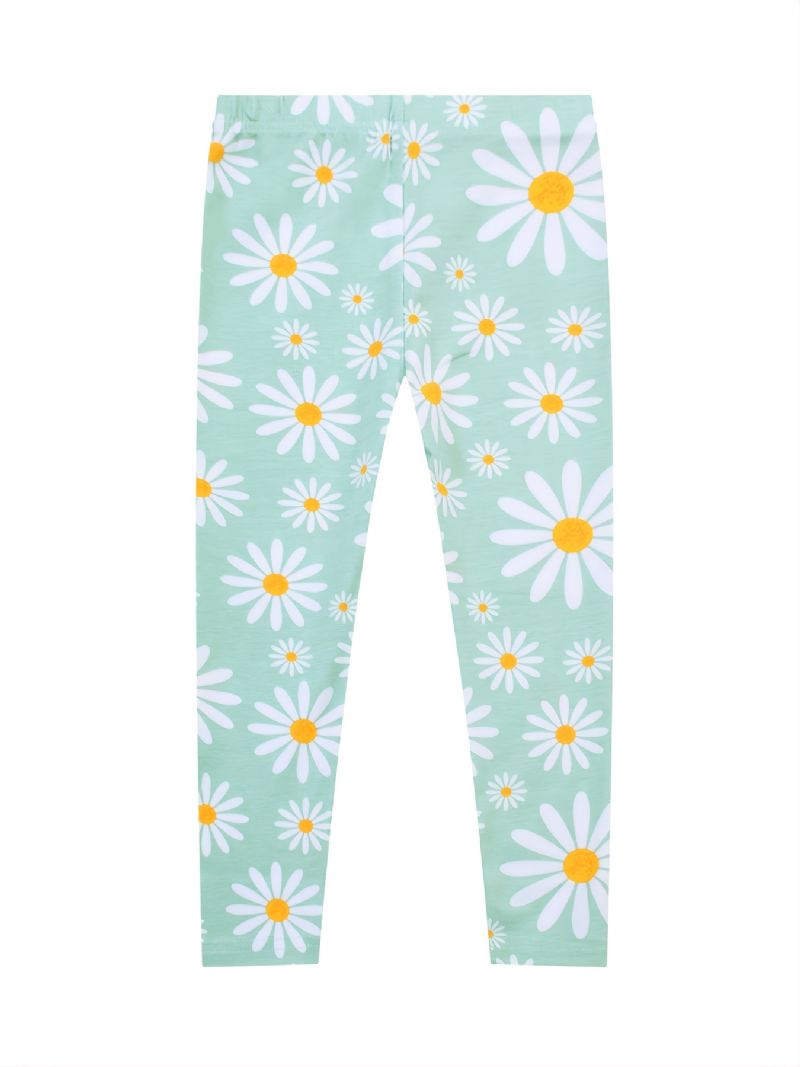 Dívčí Strečové Legíny S Daisy Print