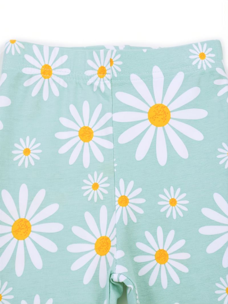 Dívčí Strečové Legíny S Daisy Print