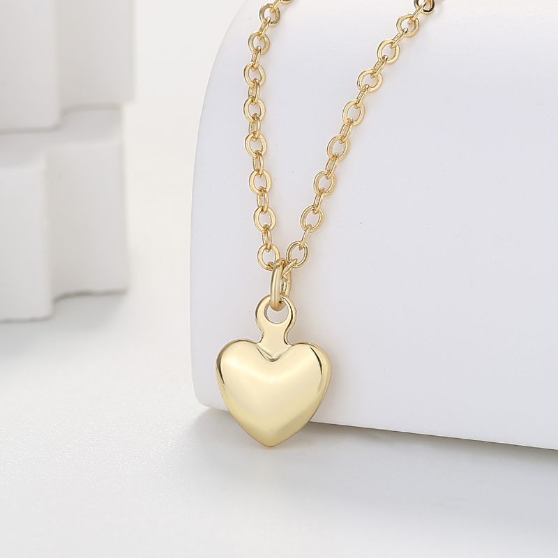 Náhrdelník Heart Choker Delicious Love Necklace S Přívěskem Zlatý Šperk Pro Ženy Dívky