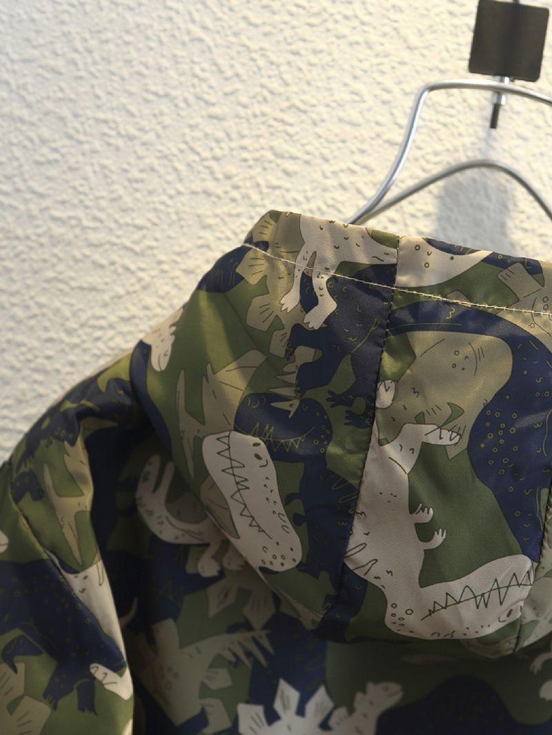 Camo Bunda S Potiskem Chlapců Dinosaurů