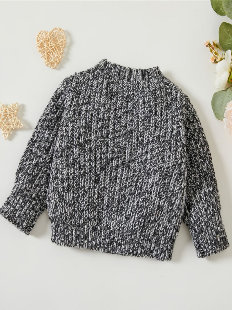 Unisex Děťátko Knit Cardigan Tlustý Termo Svetr Pro Zimní Oblečení Pro Miminko