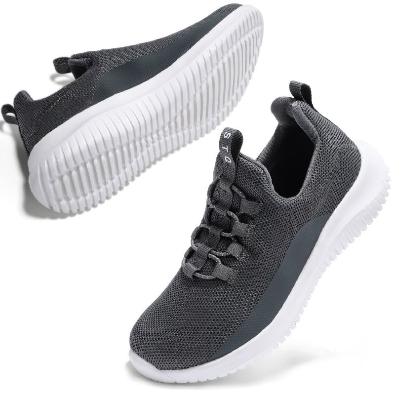 Stq Dětské Chlapecké Dívčí Sneaker Lehké Slip On Běžecké Boty